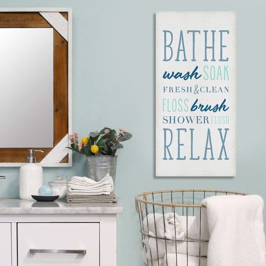 Wall Art * | 10X20 Bathe Relax Wall Art Original Model