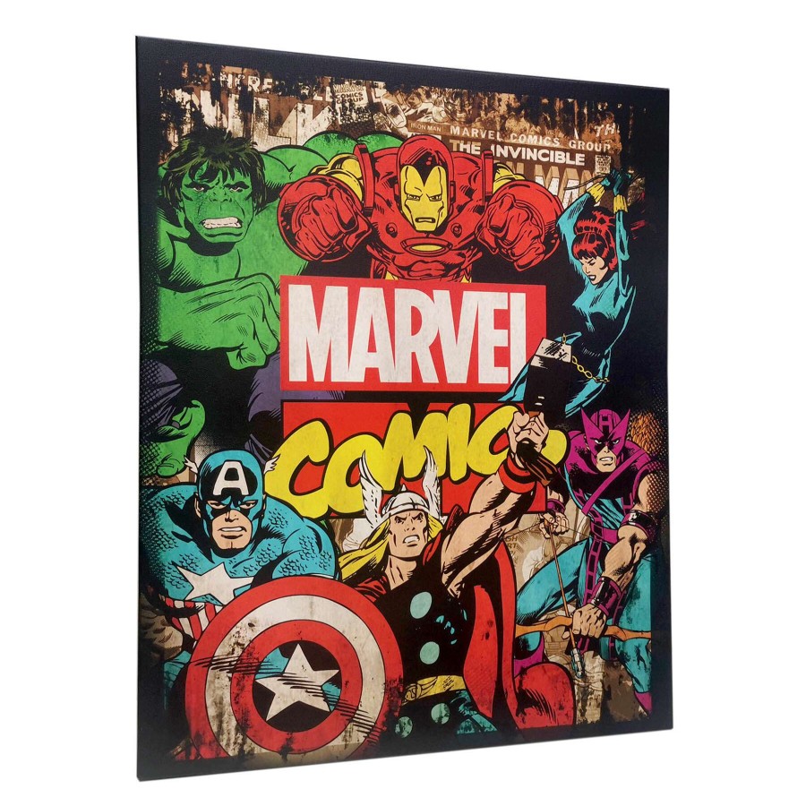 Wall Art * | Marvel Avengers Canvas Wall Art, 16 20 Best Quality