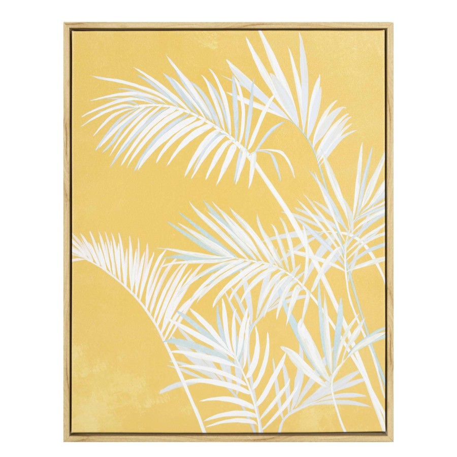 Wall Art * | 16X20 Framed Botanical Canvas Wall Art Affordable Price