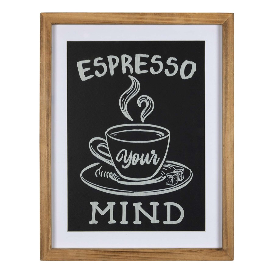 Wall Art * | 11X14 Espresso Mind Wall Art Competitive Price