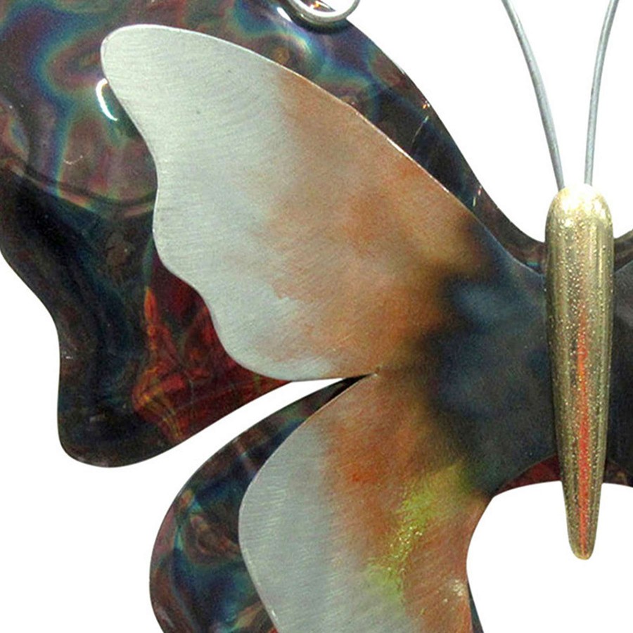 Wall Art * | Metal Butterfly Wall Decor, 19 For Sale