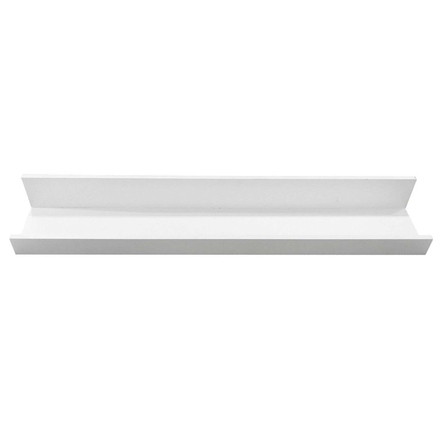 Wall Accents * | 36In. White Wood Photo Ledge Sale Online