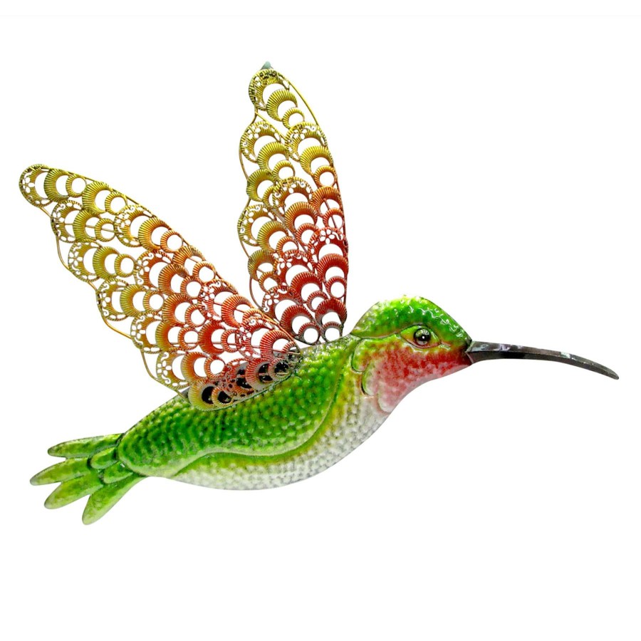 Wall Art * | Metal Hummingbird Wall Decor, 15 Shoping Model