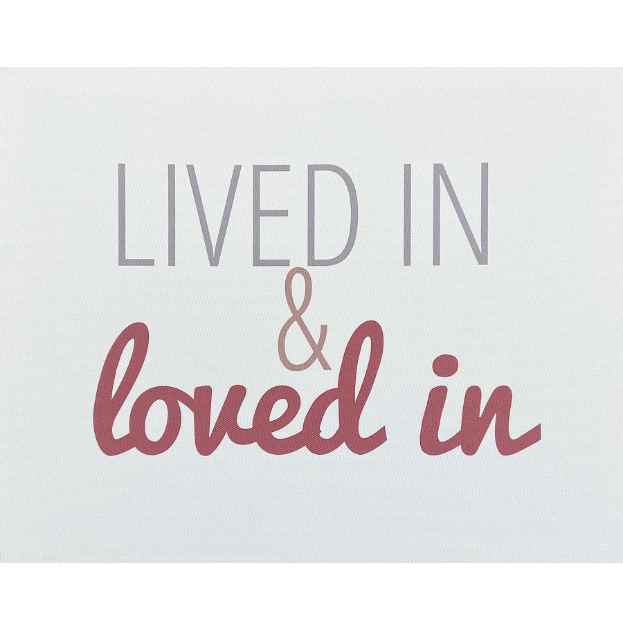 Wall Art * | Lived In & Love In Canvas Wall Art, 14 11 Affordable Price