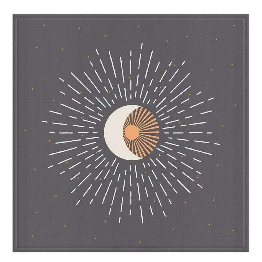 Wall Art * | 40X40 Grey Moon Tapestry Excellent