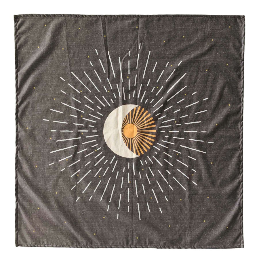 Wall Art * | 40X40 Grey Moon Tapestry Excellent