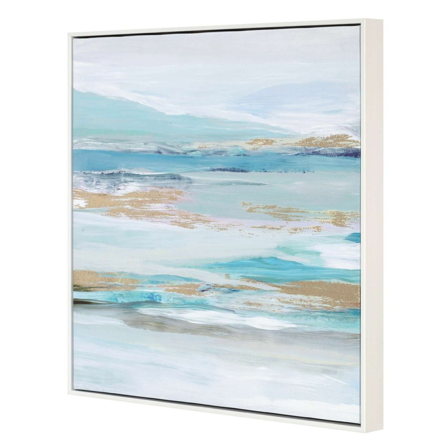 Wall Art * | Grace Mitchell Framed Gold Foiled Canvas Wall Art, 16 Online Discount