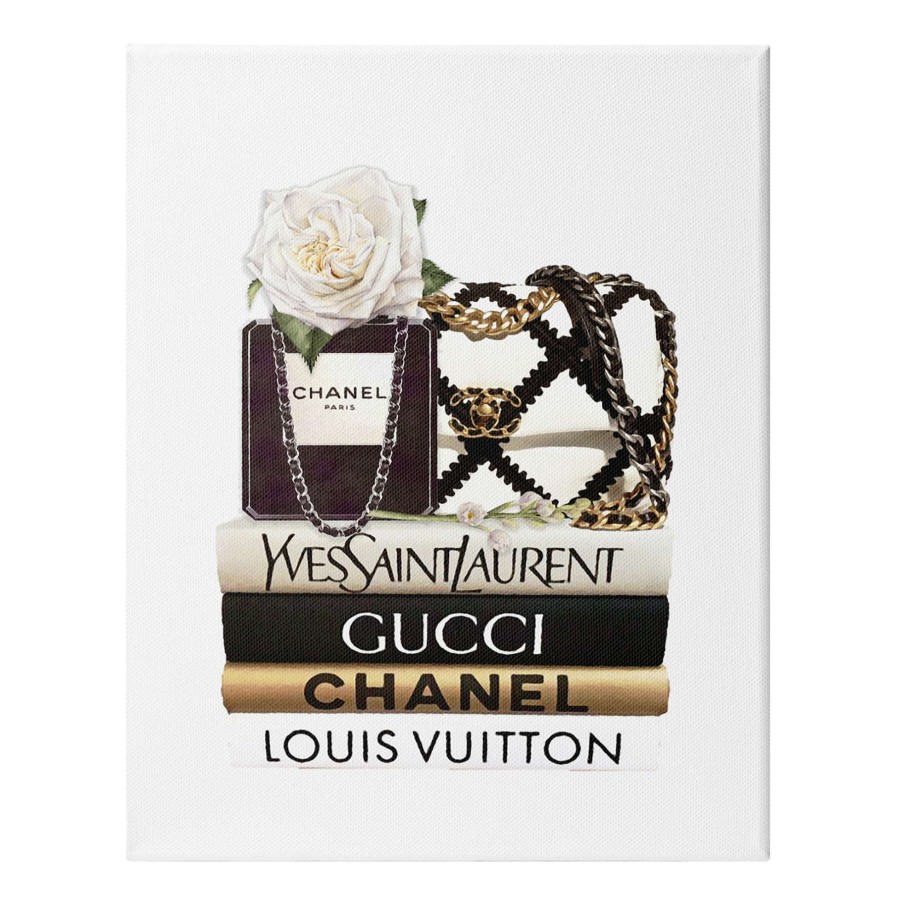 Wall Art * | Glam Bag Perfume Canvas Wall Art, 12 16 Limited Edition