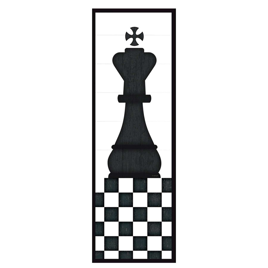 Wall Art * | 6X18 King Chess Canvas Wall Art Special Design