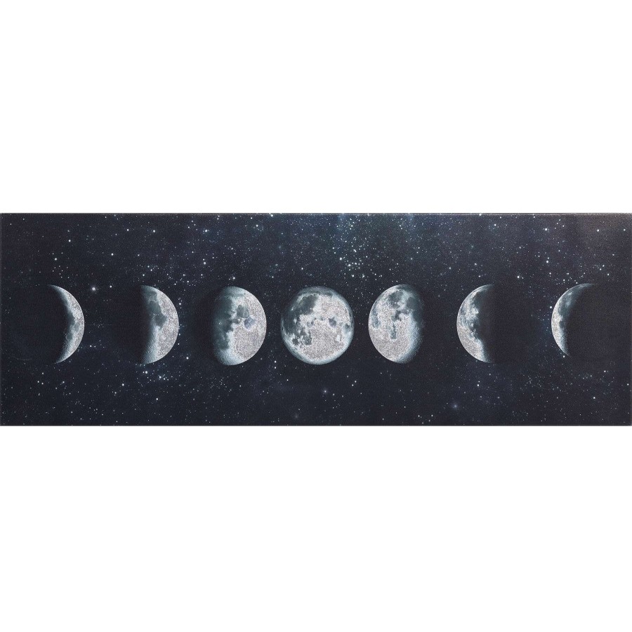 Wall Art * | Moon Phases Canvas Wall Art, 30 10 Absolute Quality