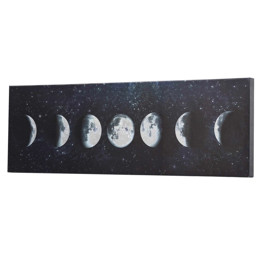 Wall Art * | Moon Phases Canvas Wall Art, 30 10 Absolute Quality