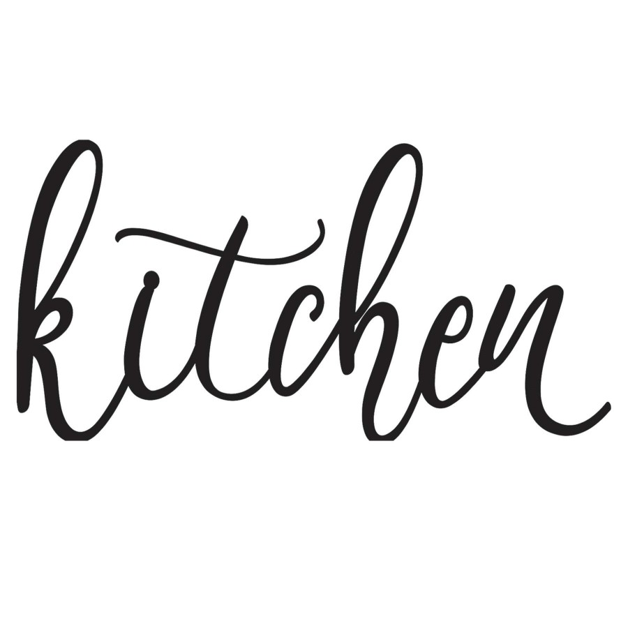 Wall Art * | 20X10 Kitchen Metal Word Wall Decor Sale Online