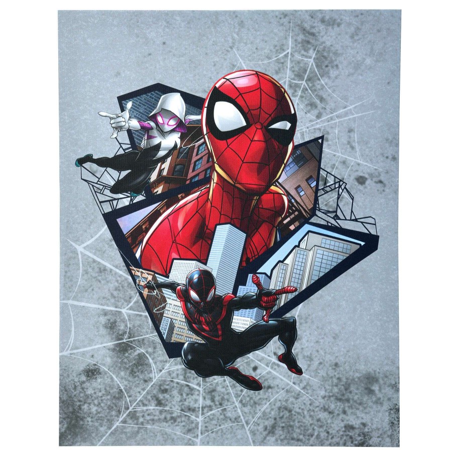 Wall Art * | Spider-Man Miles Morales Canvas Wall Art, 11 14 Delicate Design