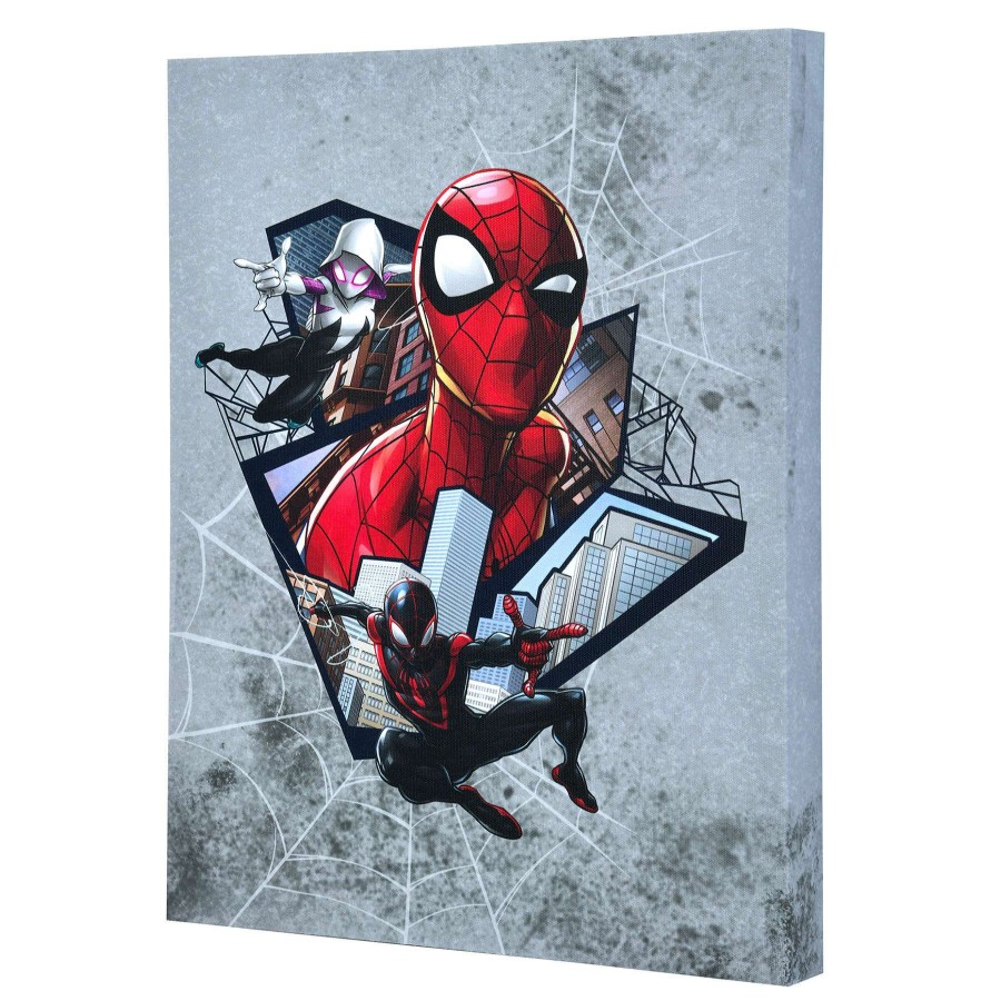 Wall Art * | Spider-Man Miles Morales Canvas Wall Art, 11 14 Delicate Design