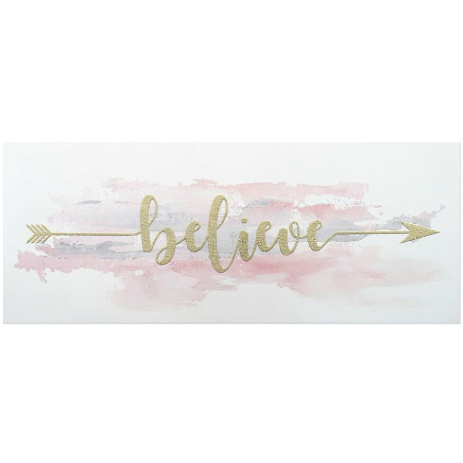 Wall Art * | Believe Canvas Wall Art, 20 8 Fantastic Model