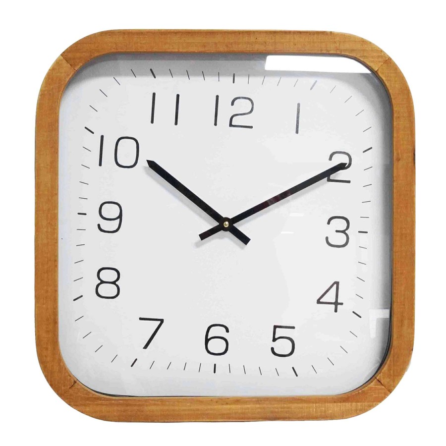 Clocks * | Modern Square Wall Clock, 20 Best Quality