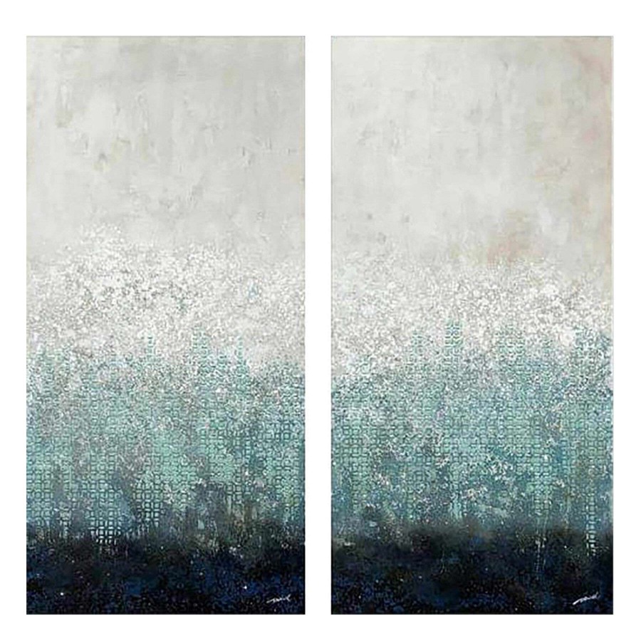 Wall Art * | 24X48 Sea Canvas 2 Pc Affordable Price