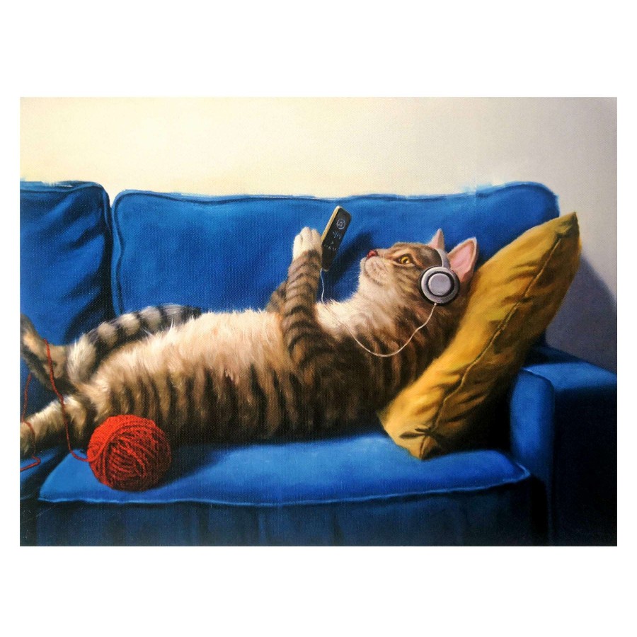 Wall Art * | 16X12 Lazy Sunday Canvas Wall Art Shop