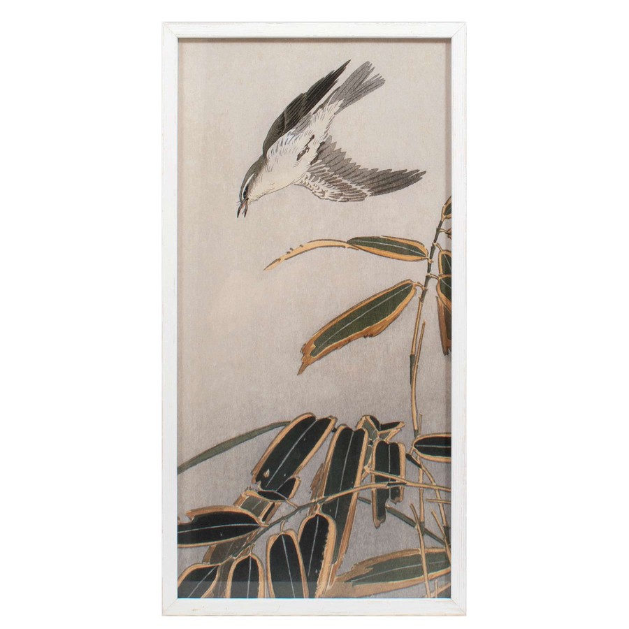 Wall Art * | Tracey Boyd 13X25 Bird Print Under Glass Store