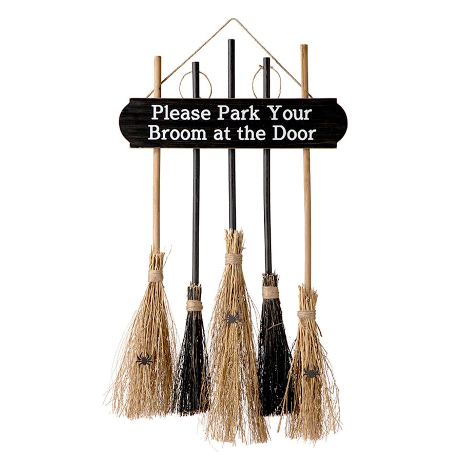 Wall Art * | Park Your Broom Halloween Wall Decor, 39 The Latest Fashion