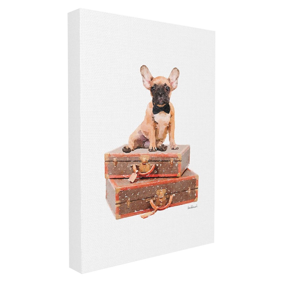 Wall Art * | Designer Dog Canvas Wall Art, 12 16 At Discount Prices