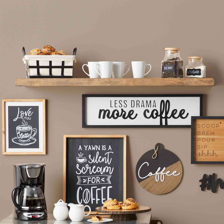 Wall Art * | 16X20 Scream For Coffee Wall Art For Sale