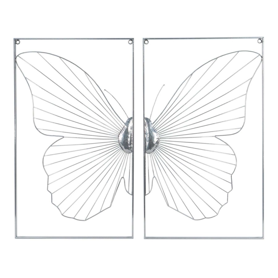 Wall Art * | Laila Ali 34X29 Butterfly Wall Art Wholesale