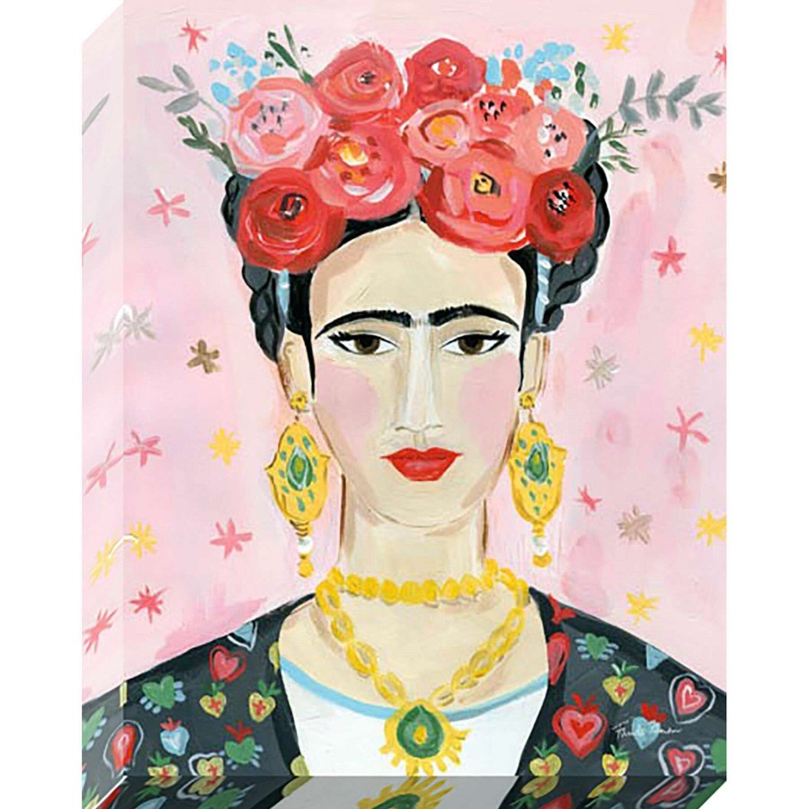 Wall Art * | Homage To Frida Textured Canvas Wall Art, 18 24 Fire Sale