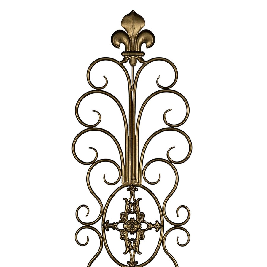 Wall Art * | Grace Mitchell Metal Crest Wall Decor, 9 30 Classical Style