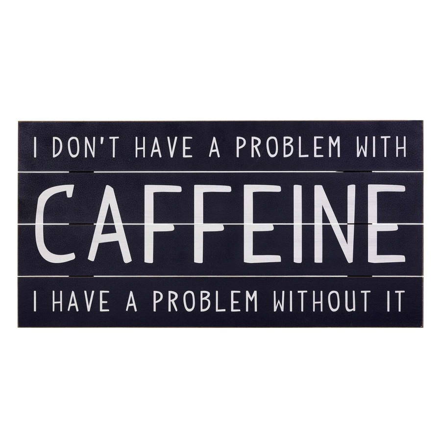 Wall Art * | 24X12 Problem With Caffeine Wall Art Shoping Model