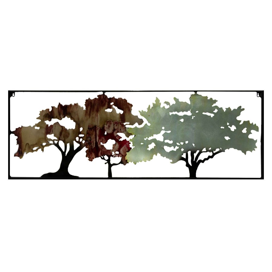 Wall Art * | 20X58 Metal Trees Wall Decor Shoping Model