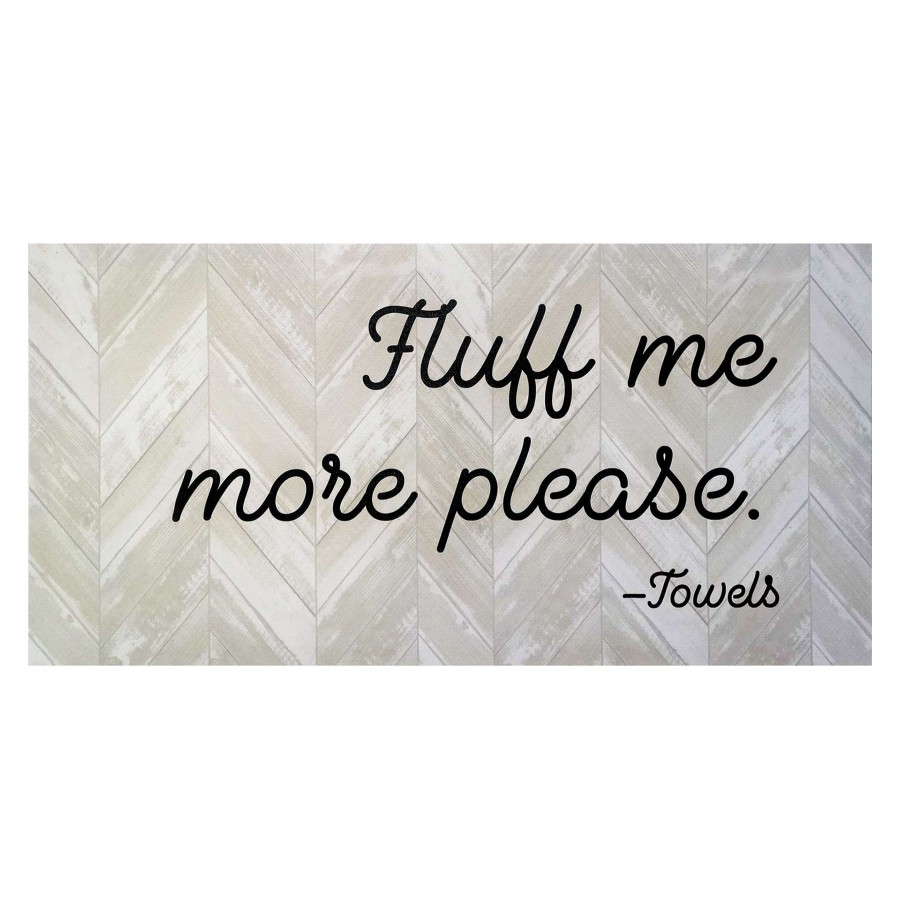 Wall Art * | Fluff Me More Please Canvas Wall Art, 24 12 Excellent