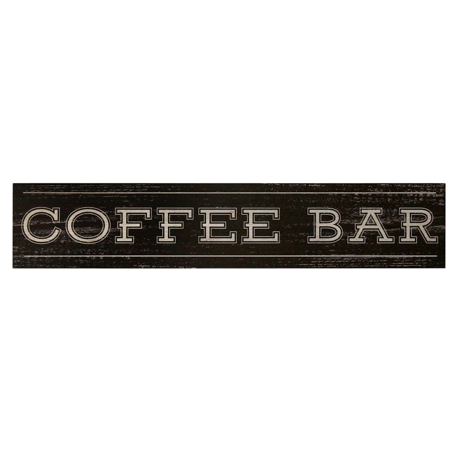 Wall Art * | 36X7 Coffee Bar Wall Art Typical Style