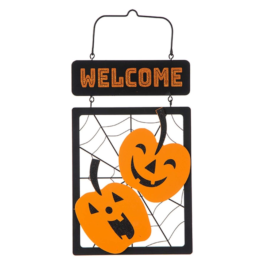 Wall Art * | Welcome Jack-O'-Lanterns Halloween Wall Decor, 12 Discounts