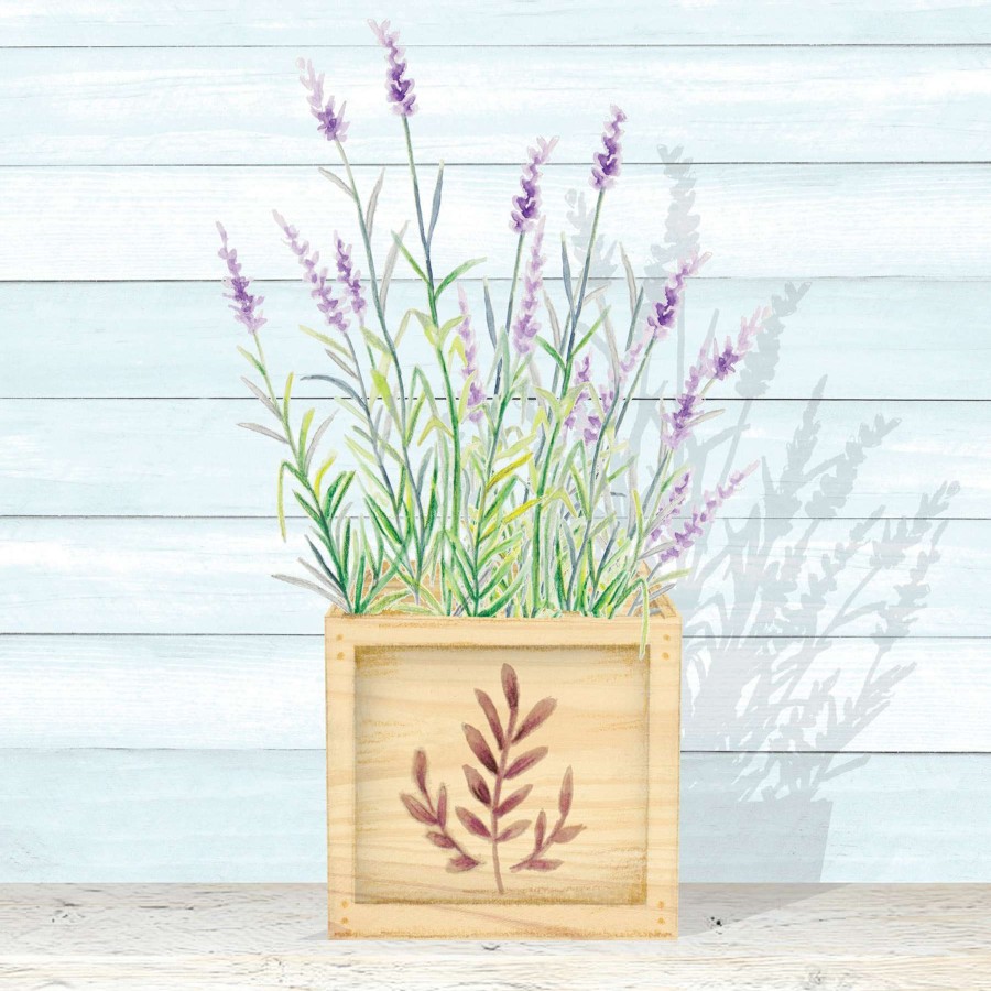 Wall Art * | 4-Piece 10 Lavender Canvas Wall Art Set Competitive Price