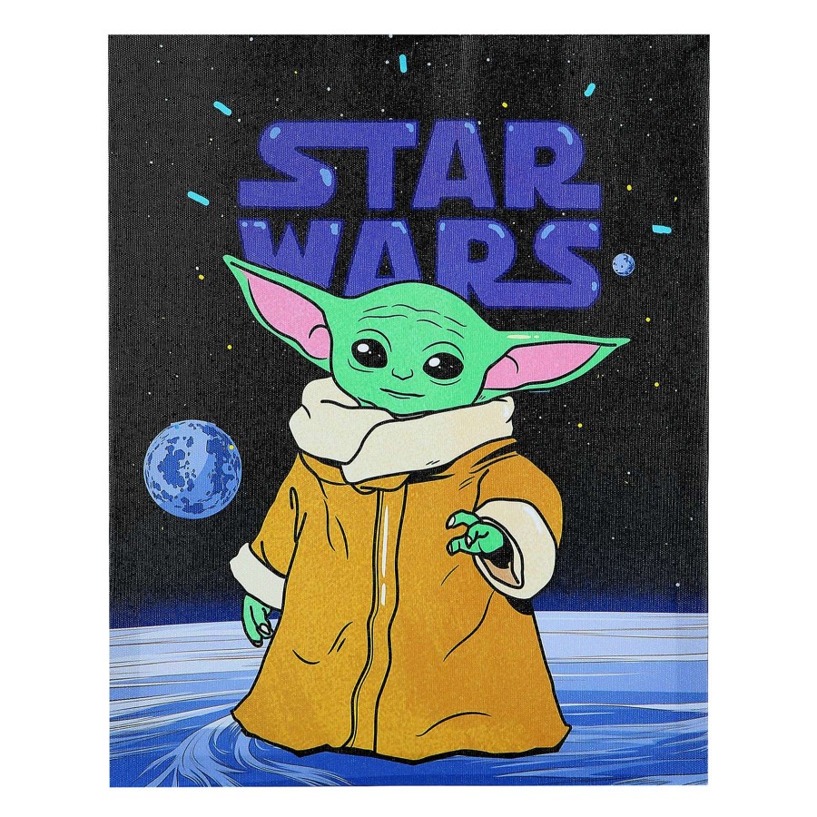 Wall Art * | Aa 11X14 Baby Yoda Canvs Wall For Sale