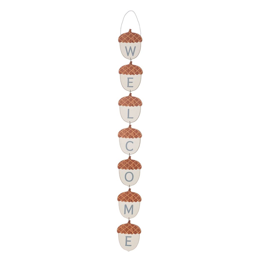 Wall Art * | Honeybloom Hanging Acorn Dangle Decor, 30 Wholesale