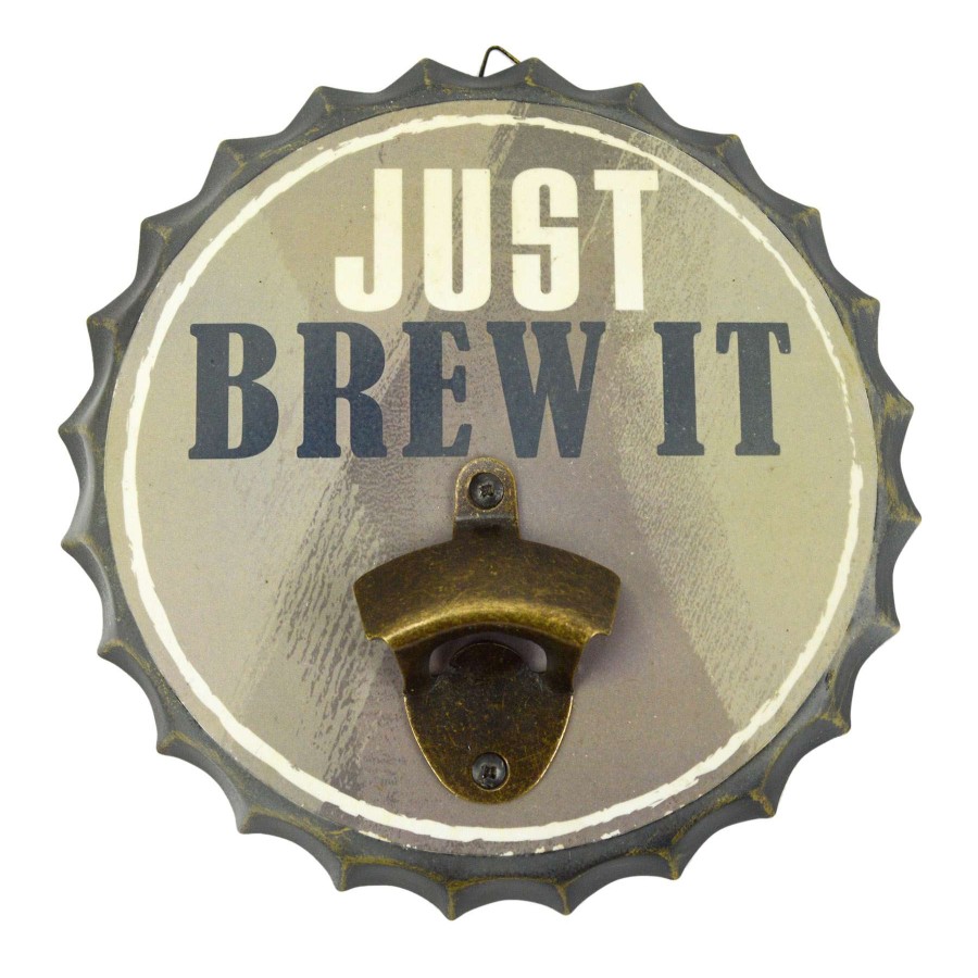 Wall Art * | 9X9 Brew It Bottle Opener Delicate Design