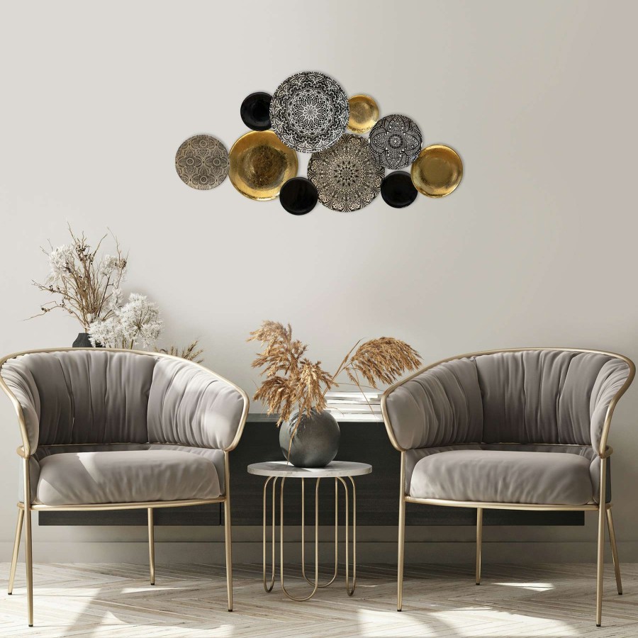 Wall Art * | Metal Plate Medley Centerpiece Wall Art, 46 23 Original Model