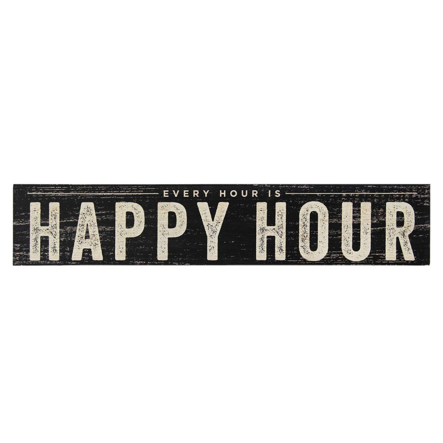 Wall Art * | Happy Hour Wall Art Sign, 36 7 Online Discount