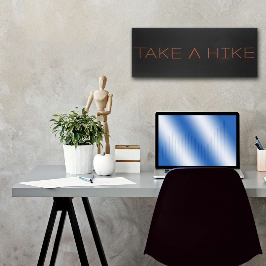 Wall Art * | Take A Hike Canvas Wall Art, 20 8 Absolute Quality