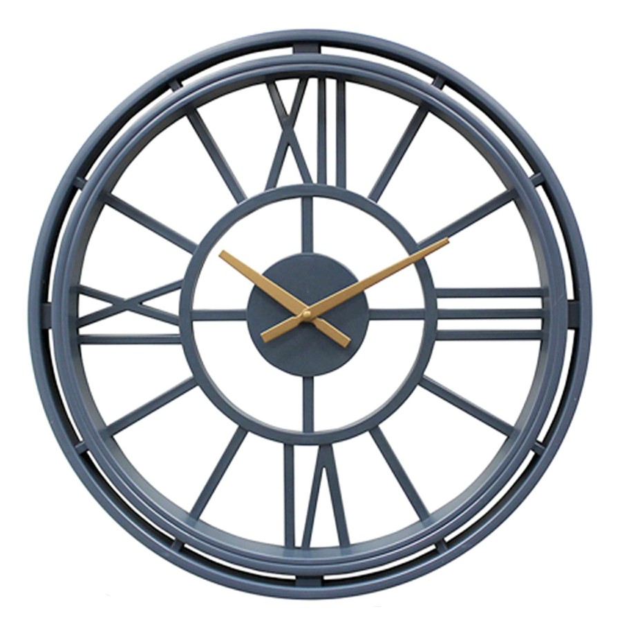 Clocks * | 20In Navy Wall Clock At Lower Price