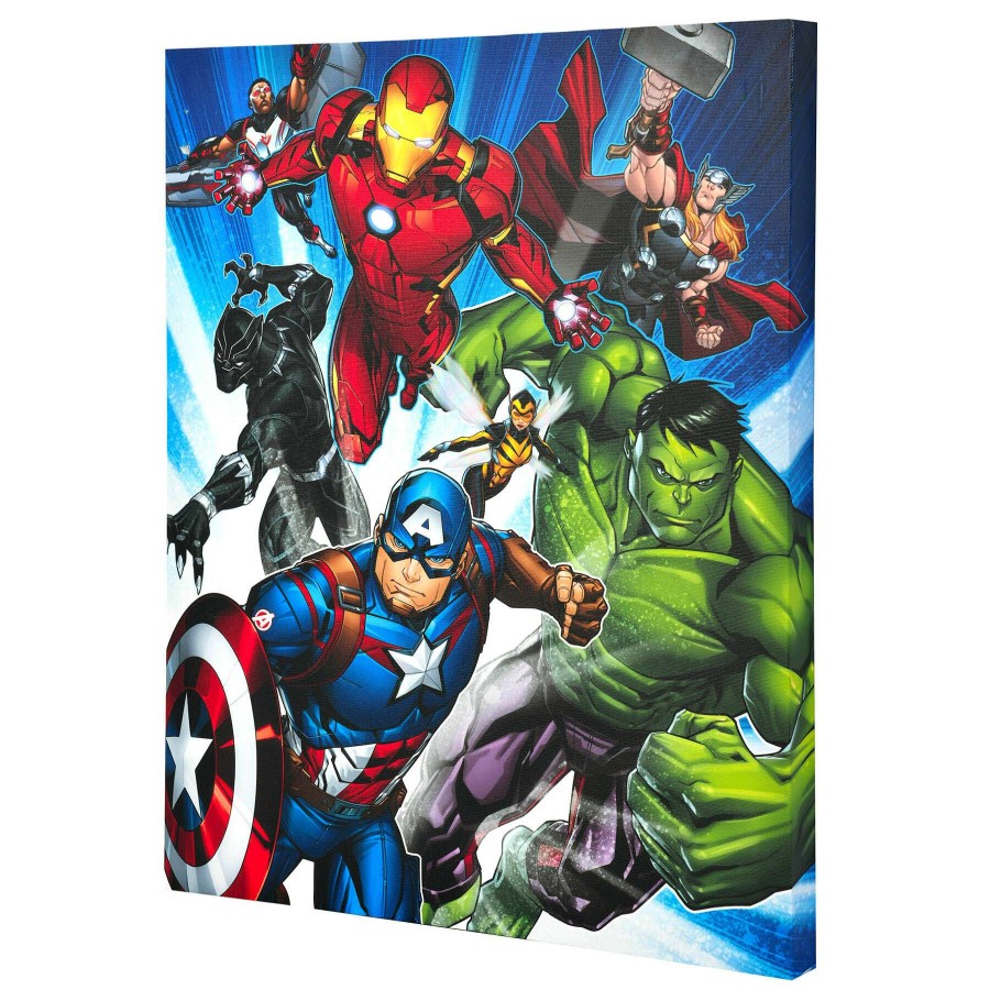 Wall Art * | Marvel Avengers Group Shot Canvas Wall Art, 16 20 Sale Online