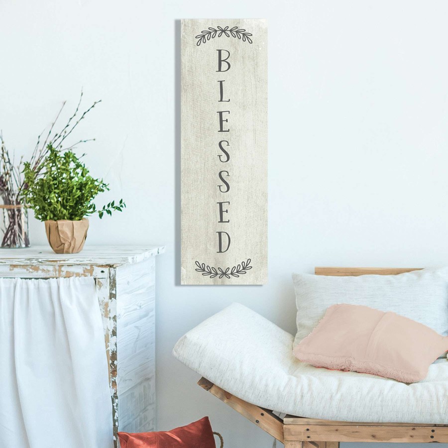 Wall Art * | Blessed Canvas Wall Art, 12 36 Best Quality