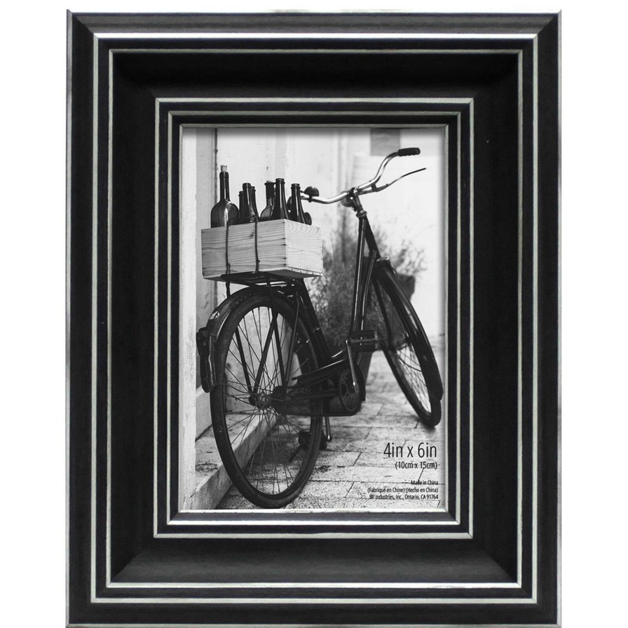 Tabletop Frames * | 4X6 Black/Whitewash Tabletop Frame Excellent