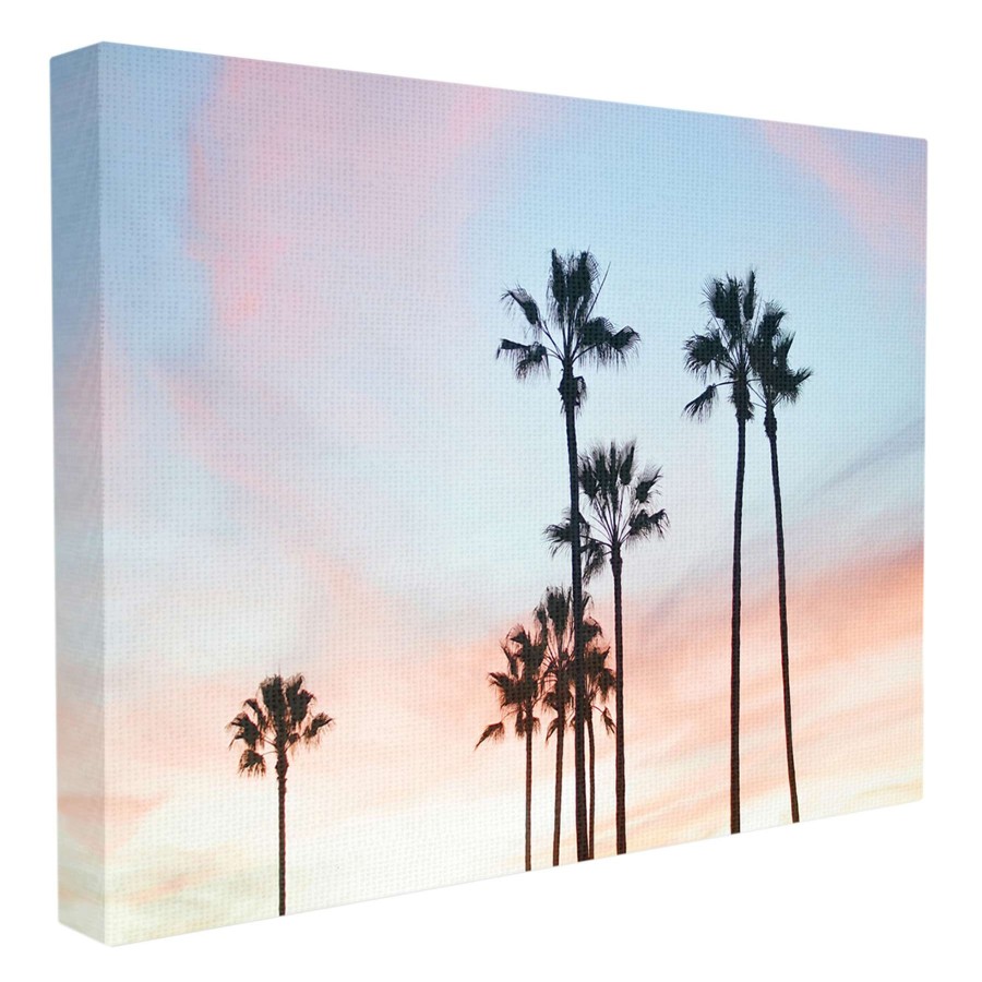 Wall Art * | Palm Tree Canvas Wall Art, 16 20 Special Design