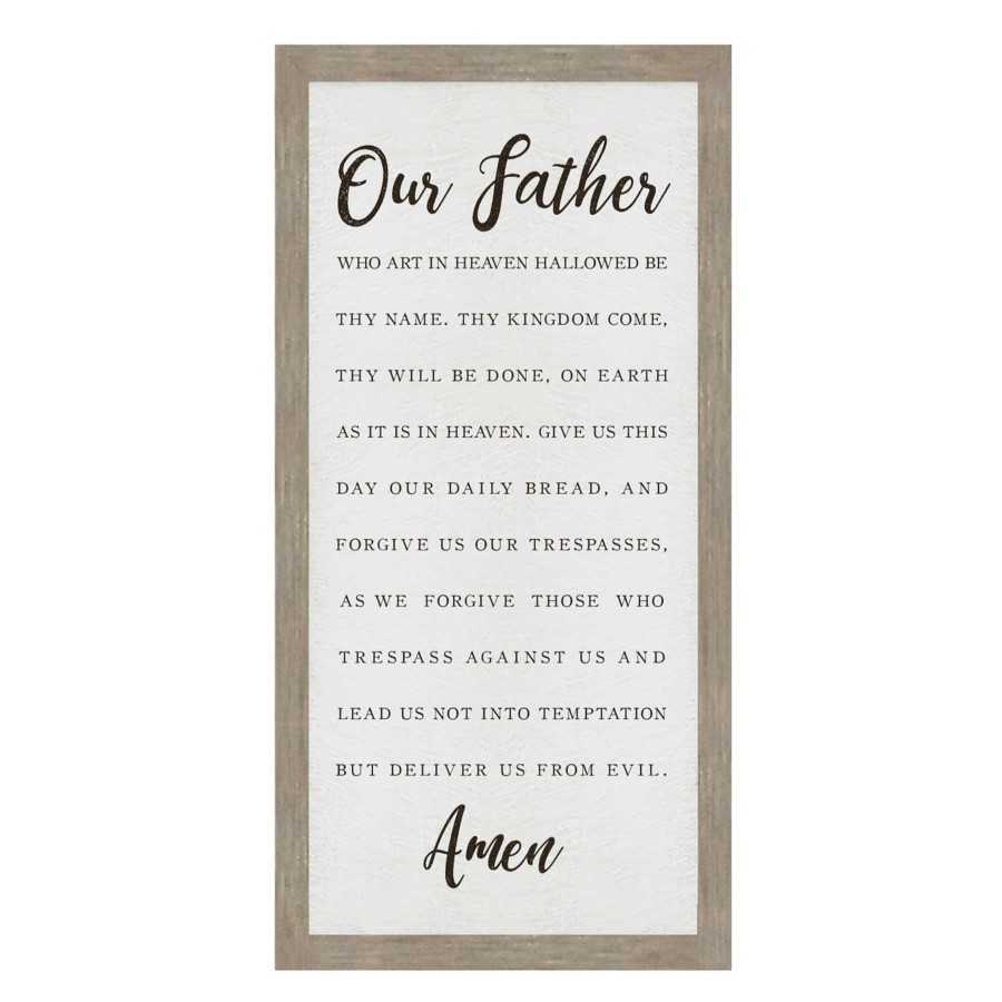 Wall Art * | 10X20 Our Father Wall Art Discounts