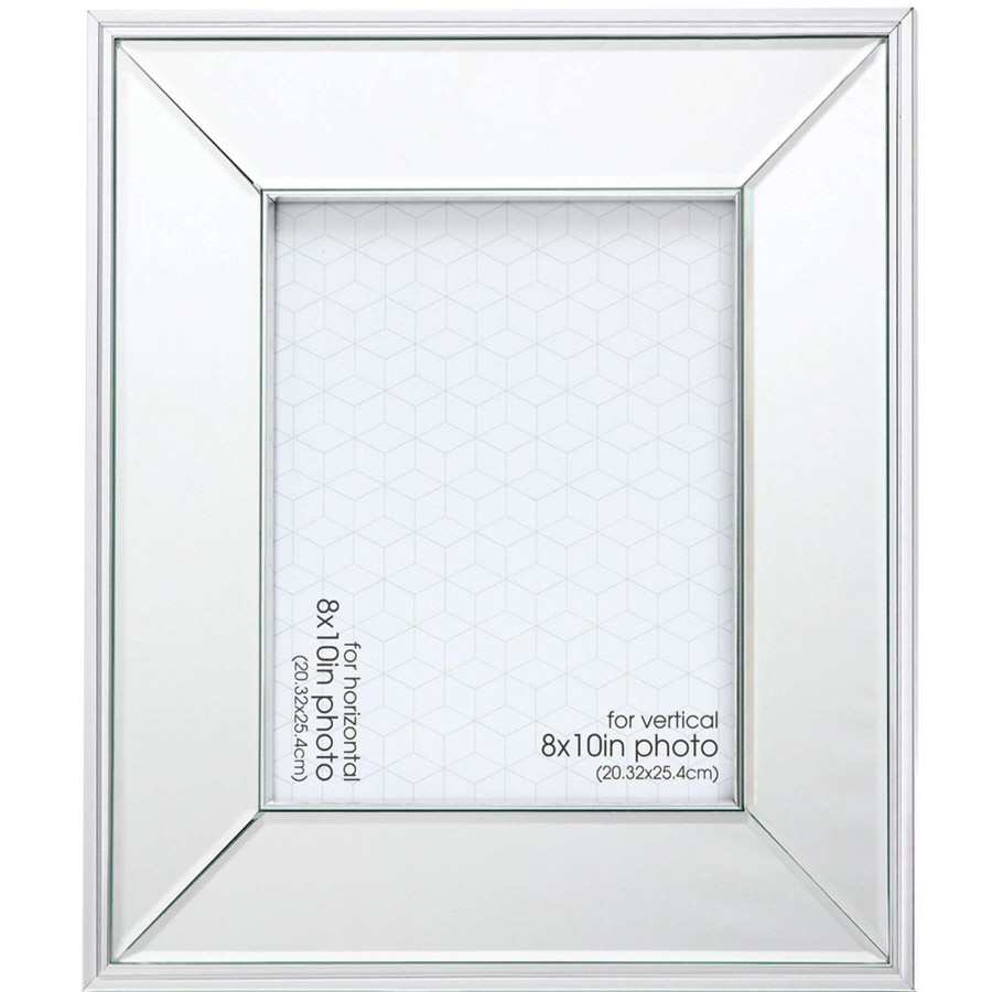 Tabletop Frames * | 8X10 Mirror On Mirror Tabletop Photo Frame Best Quality