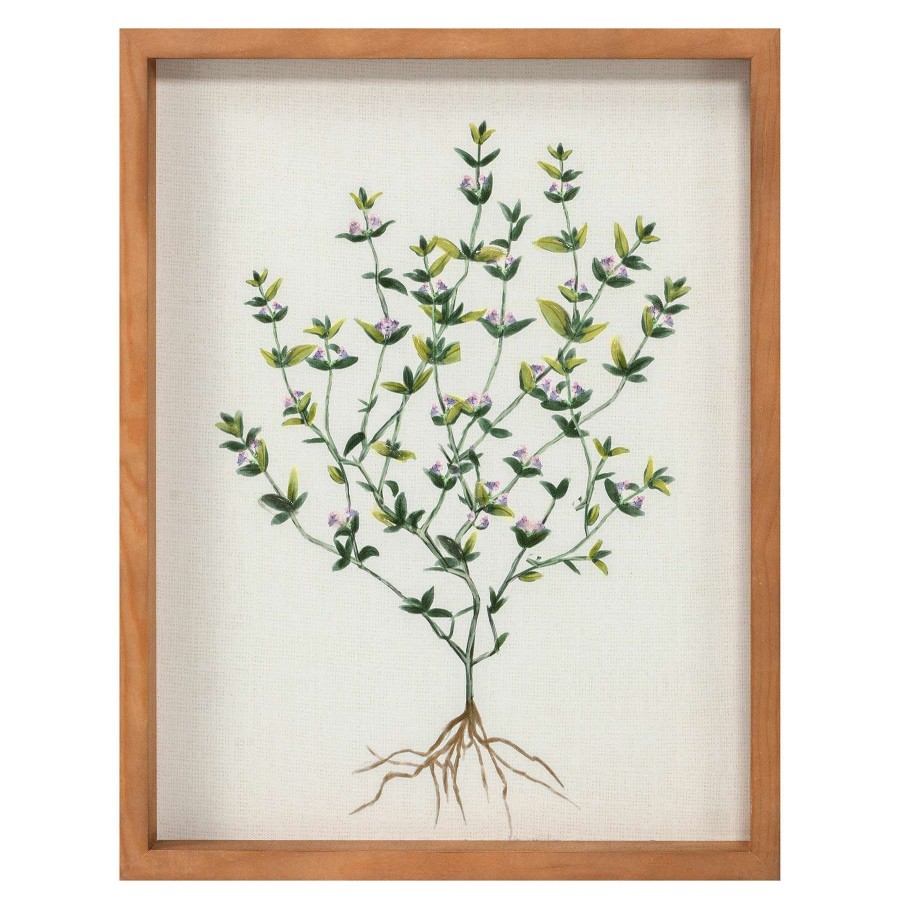 Wall Art * | Framed Floral Canvas Wall Art, 11 14 Superior Style