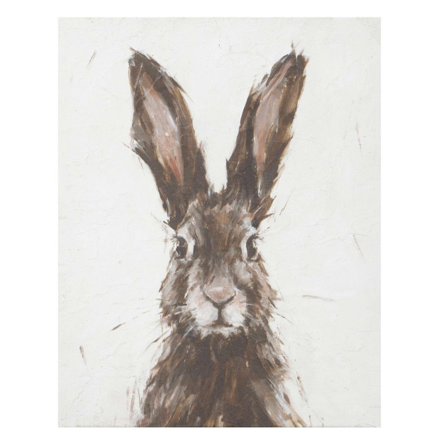 Wall Art * | Honeybloom Bunny Rabbit Canvas Wall Art, 11 14 Exactly Discount